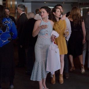 ❌SOLD❌ Keepsake Eyelet Cutout Asymm Dress